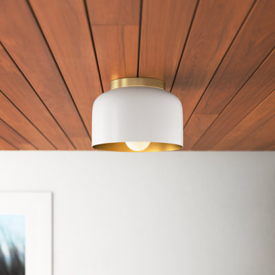Satrina 1 Light 8 Flush Mount Corrigan Studio